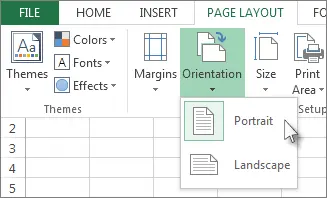 How to change the orientation of an excel sheet to landscape. How to make a landscape sheet in Excel