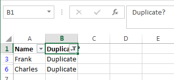 How to compare two columns in Excel and remove duplicates (highlight, colorize, move)