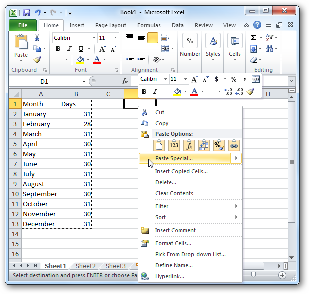 How to Convert Column to Row in Excel - The Easy Way