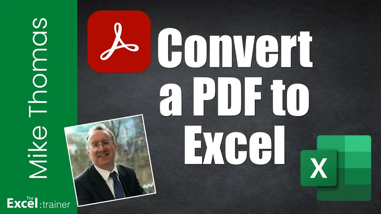 How to convert PDF to Excel. Via PDF viewer app, third party apps, online services