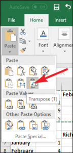 How to Convert Row to Column Easily in Excel