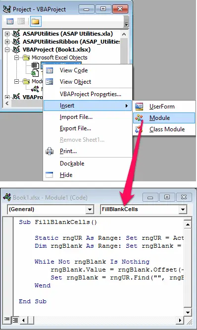 How to count the number of blank cells in Excel