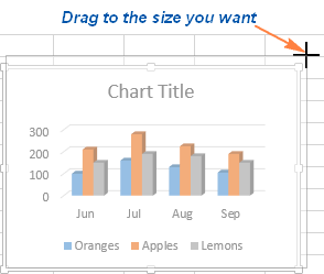 How to create a chart (graph) in Excel and save it as a template