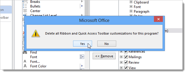 How to create a custom tab on the Office 2013 Ribbon