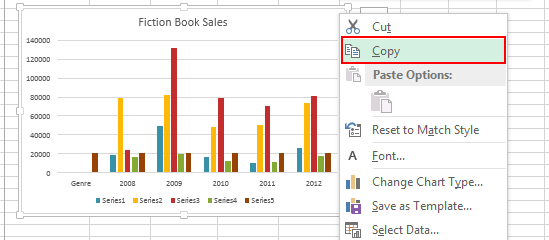 Как да създадете графичен файл от диаграма на Excel или да го експортирате в Word или PowerPoint