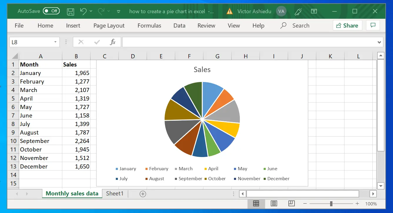 How to create a great pie chart in Excel?