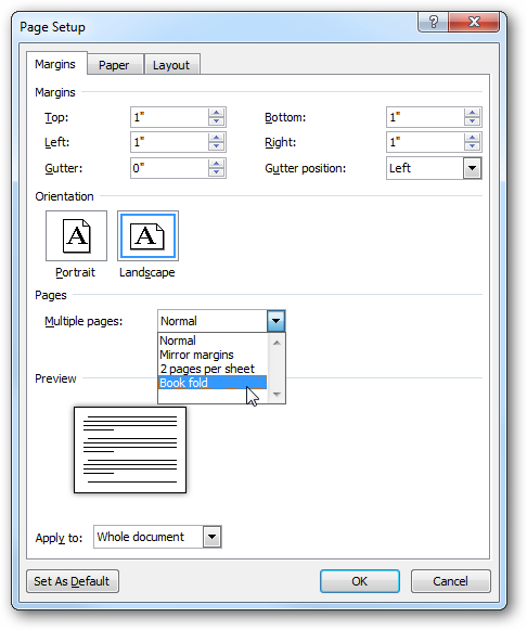 How to create a printable brochure in Microsoft Word