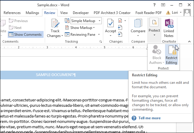 How to create a read-only document in Word that can be opened without a password