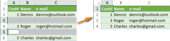 How to Delete All Blank Rows in Excel