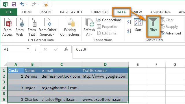 How to Delete All Blank Rows in Excel