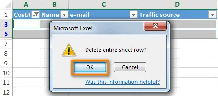 How to Delete All Blank Rows in Excel