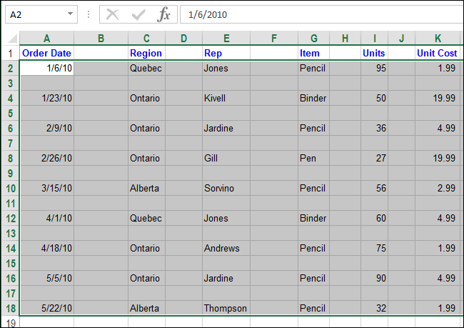 How to Delete Blank Columns and Rows in Excel 2013 - The Fastest and Easiest Way