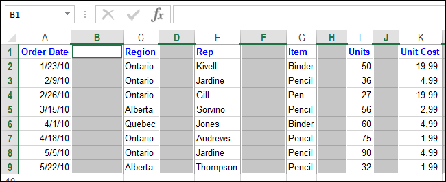 How to Delete Blank Columns and Rows in Excel 2013 - The Fastest and Easiest Way