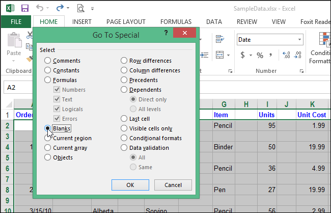 How to Delete Blank Columns and Rows in Excel 2013 - The Fastest and Easiest Way