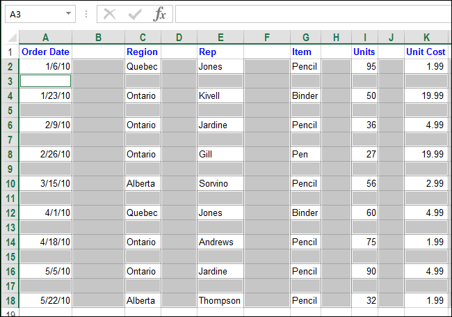 How to Delete Blank Columns and Rows in Excel 2013 - The Fastest and Easiest Way