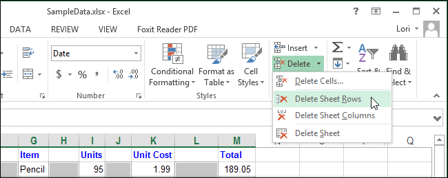 How to Delete Blank Columns and Rows in Excel 2013 - The Fastest and Easiest Way