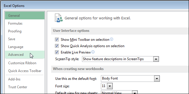 How to disable the Paste Options floating button in Excel