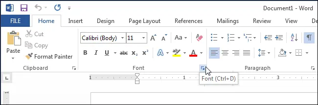 How to disable tooltips in Word 2013