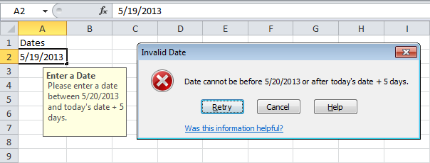 Invalid date сайт