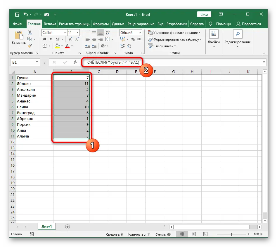 How to display data alphabetically in Excel