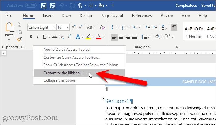 How to display the Developer tab in Office applications