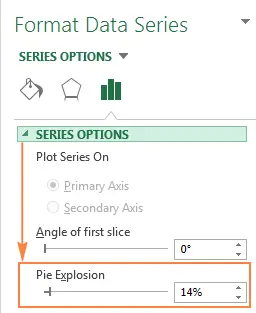 How to draw a pie chart in Excel