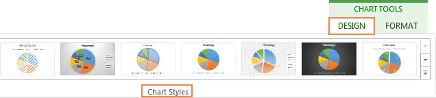 How to draw a pie chart in Excel