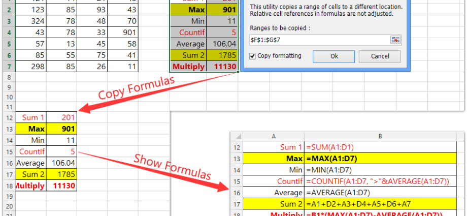 How to enter a formula in an Excel cell