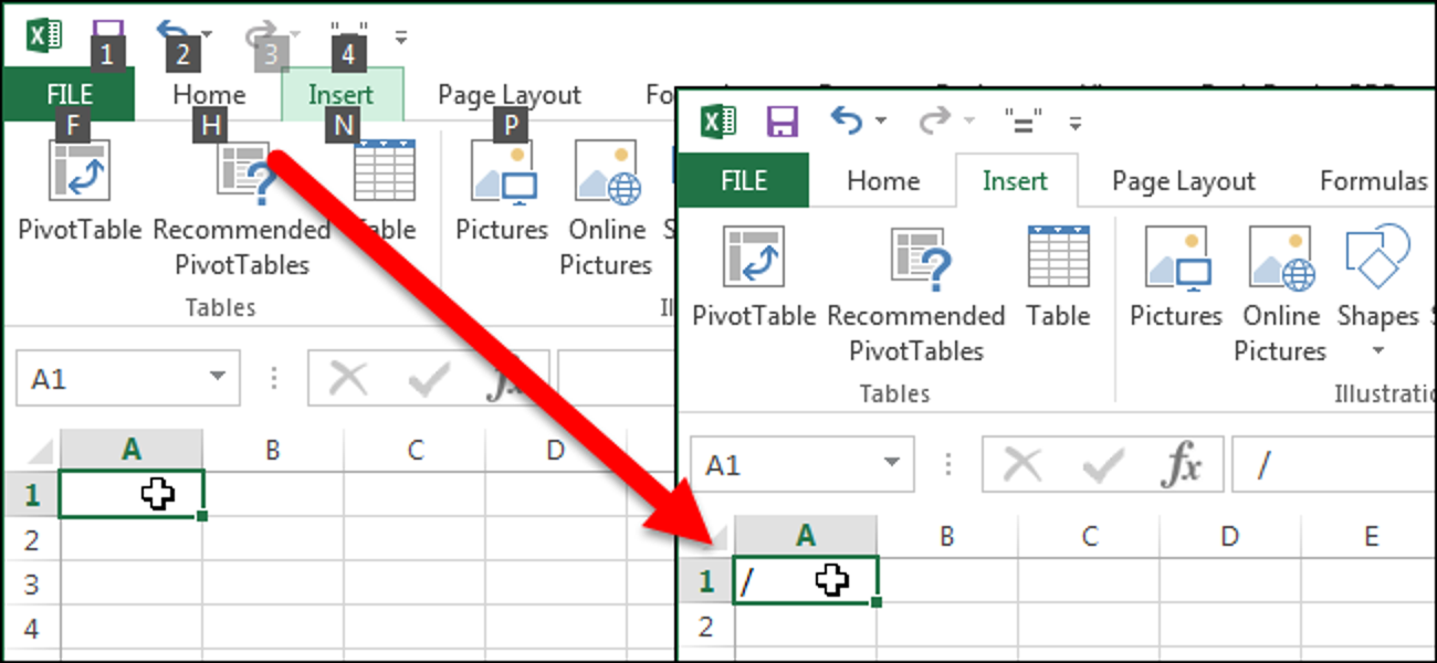 how-to-enter-the-character-slash-in-excel-cells-healthy-food