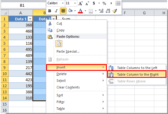 How to enter the same data in several selected cells at the same time