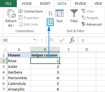 How to flip an excel spreadsheet