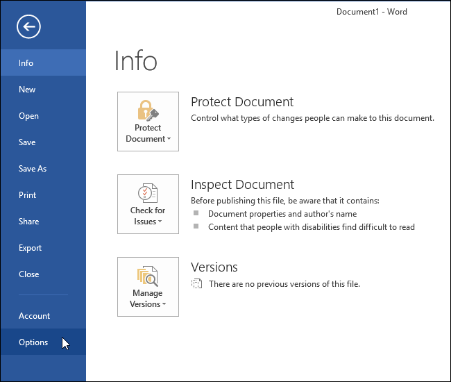 How to follow links in Word 2013 without holding down the Ctrl key