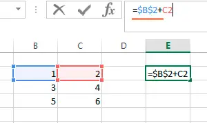 How to freeze a cell in an Excel formula