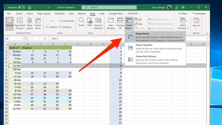 How To Freeze Excel Rows And Columns At The Same Time Printable Templates