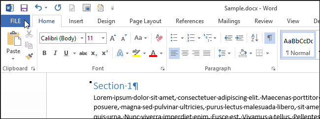 How to get rid of the Paste Options pop-up menu in Word 2013