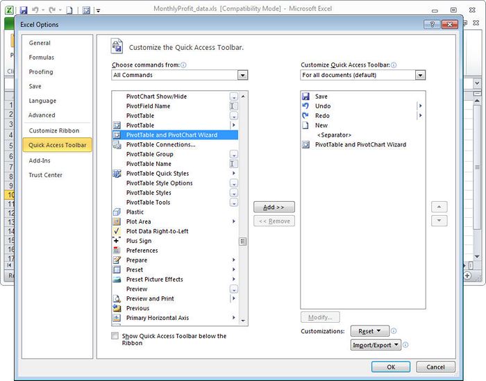 How to group data in an Excel PivotTable for further generalization and analysis