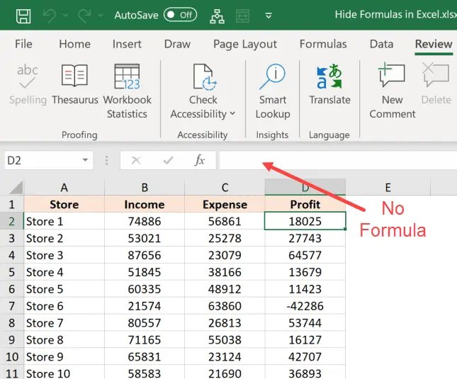 How to hide formulas in Excel. 2 ways to hide formulas in Excel