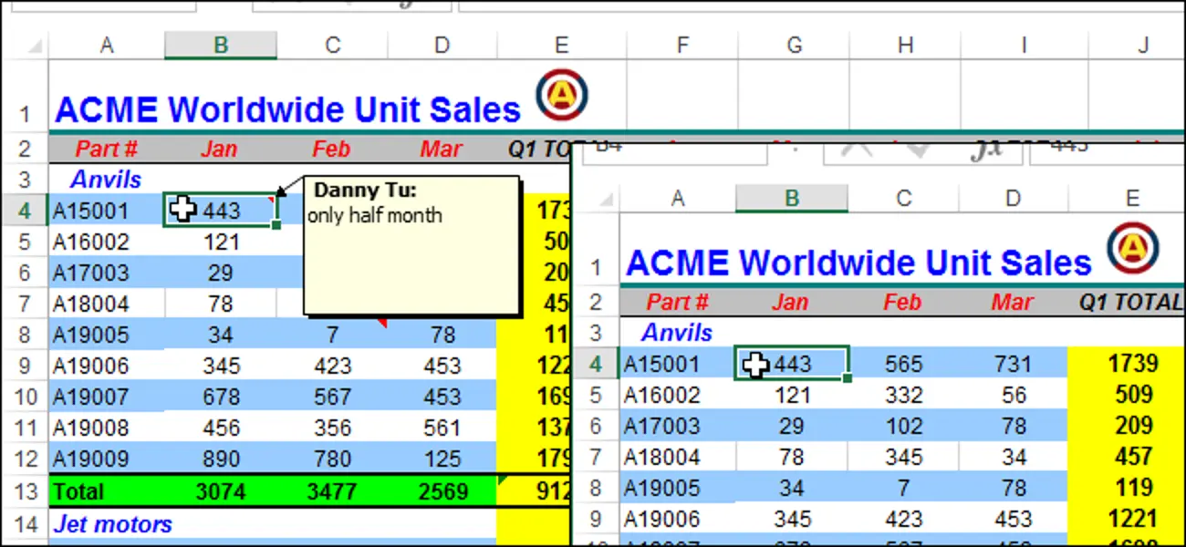 How to hide notes, formulas, text that doesn&#8217;t fit, and grid lines in Excel