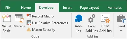 How to insert a ready-made macro into a workbook