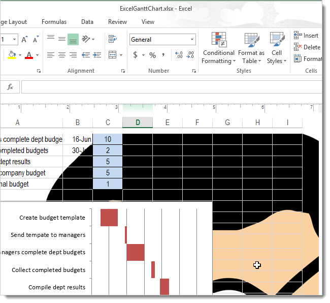 How to insert background picture when printing in Excel 2013