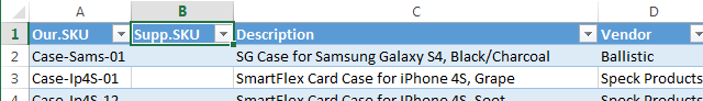 How to merge two excel spreadsheets by overlapping cells