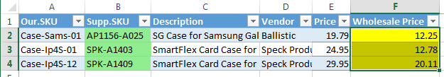 How to merge two excel spreadsheets by overlapping cells