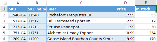 How to merge two excel spreadsheets by overlapping cells