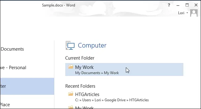 How to open a backup file in Word