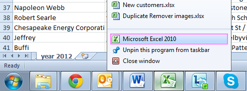 How to open Excel 2010 files in separate windows