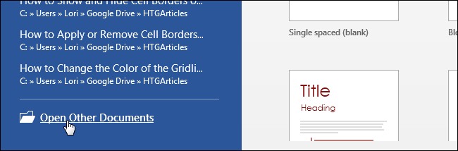 How to open multiple Word documents at the same time