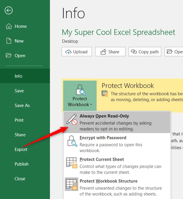 How to protect cells from changes in Excel