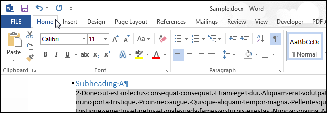 How to Quickly and Easily Reorder Paragraphs in a Word Document