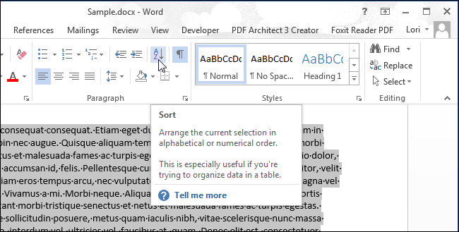 How to Quickly and Easily Reorder Paragraphs in a Word Document