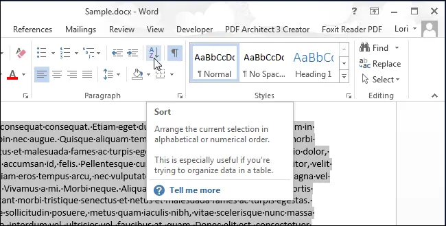 How to Quickly and Easily Reorder Paragraphs in a Word Document